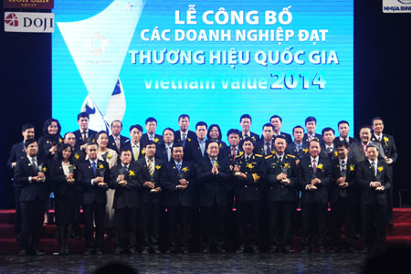 Sản phẩm sữa duy nhất đạt Thương hiệu quốc gia 2014