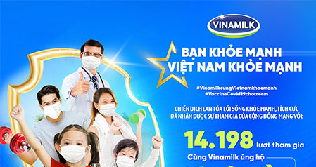 Chiến dịch “Bạn Khỏe Mạnh, Việt Nam Khỏe Mạnh” của Vinamilk hoàn thành chuỗi hoạt động đầu tiên với nhiều kết quả ấn tượng