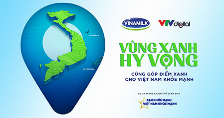 Vinamilk tiếp nối chiến dịch bạn khỏe mạnh, Việt Nam khỏe mạnh với dự án “vùng xanh hy vọng”