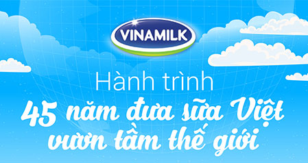 Hành trình 45 năm ghi dấu ấn thương hiệu của Vinamilk trên thế giới