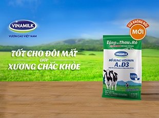 Sữa tiệt trùng Vinamilk dạng bịch