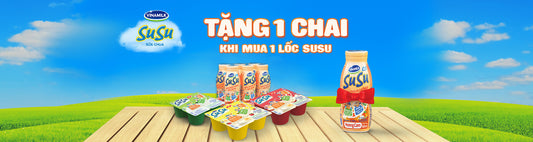 Khuyến mại hấp dẫn<br/>Tặng ngay 1 chai khi mua 1 lốc SuSu