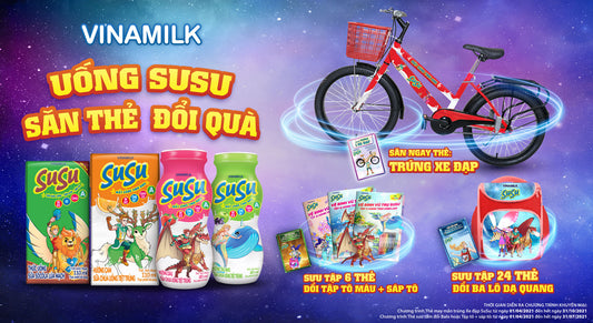 CTKD Thẻ Sữa Chua Uống SUSU & Socola Lúa Mạch SUSU năm 2021