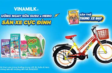 Chương Trình Khuyến Mãi: Uống Sữa SUSU HERO, Săn Xe Cực Đỉnh