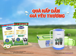 Chương trình khuyến mại sữa bịch Vinamilk 220ml tháng 3 năm 2021