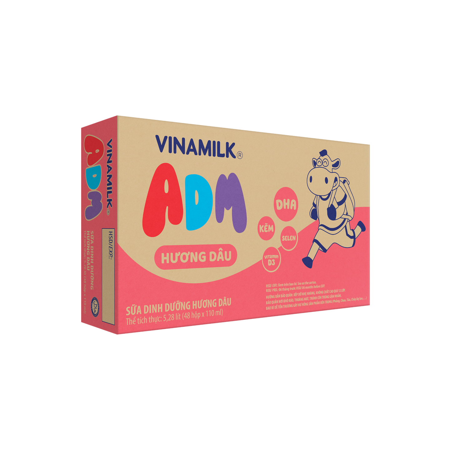 Sữa dinh dưỡng ADM Hương Dâu