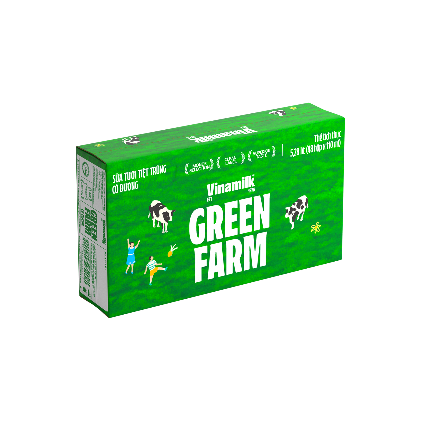 Sữa tươi tiệt trùng Green Farm Có đường