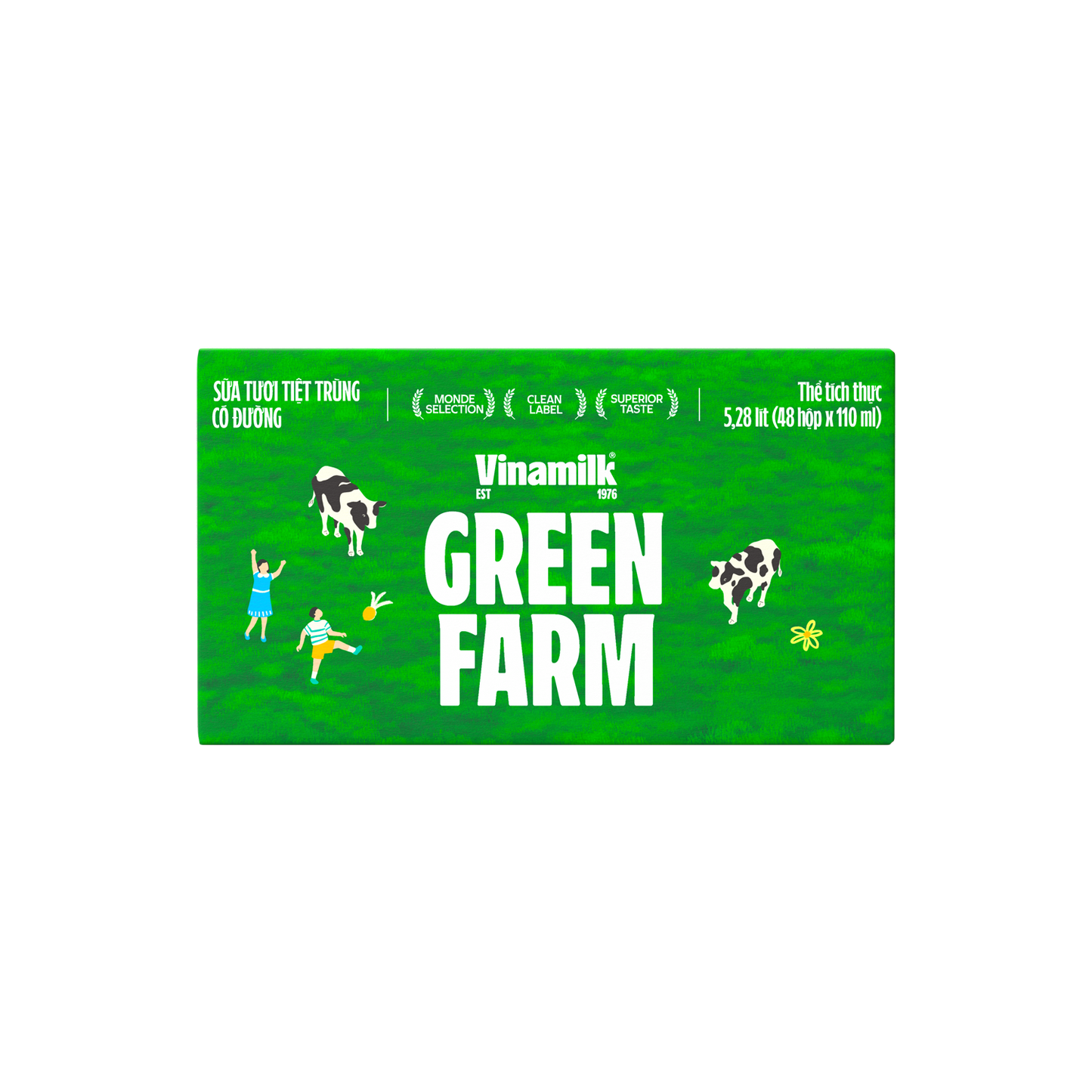 Sữa tươi tiệt trùng Green Farm Có đường