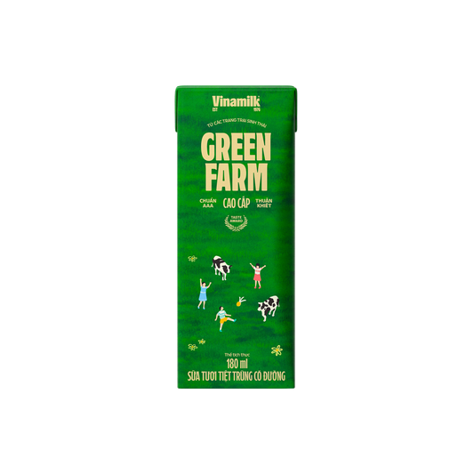 Sữa tươi tiệt trùng Green Farm Có đường