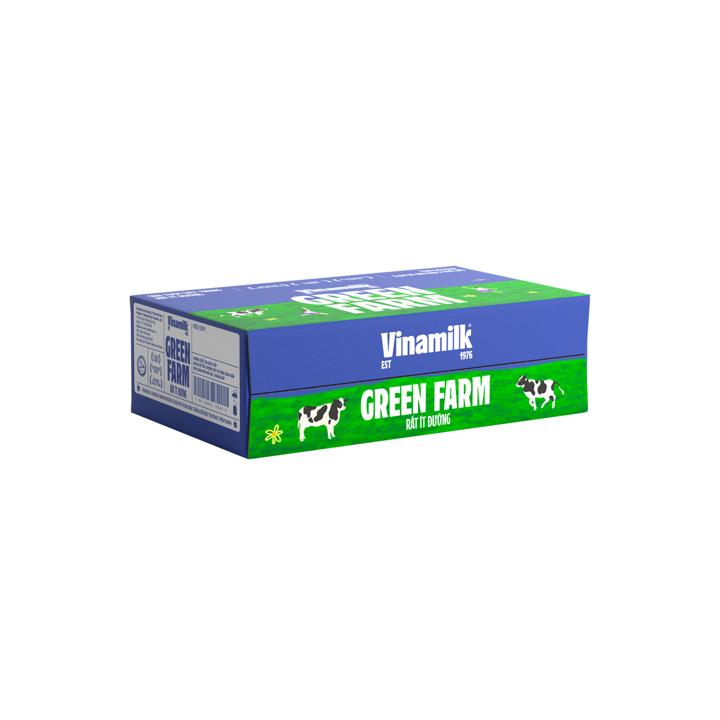 Sữa tươi tiệt trùng Green Farm Rất ít đường