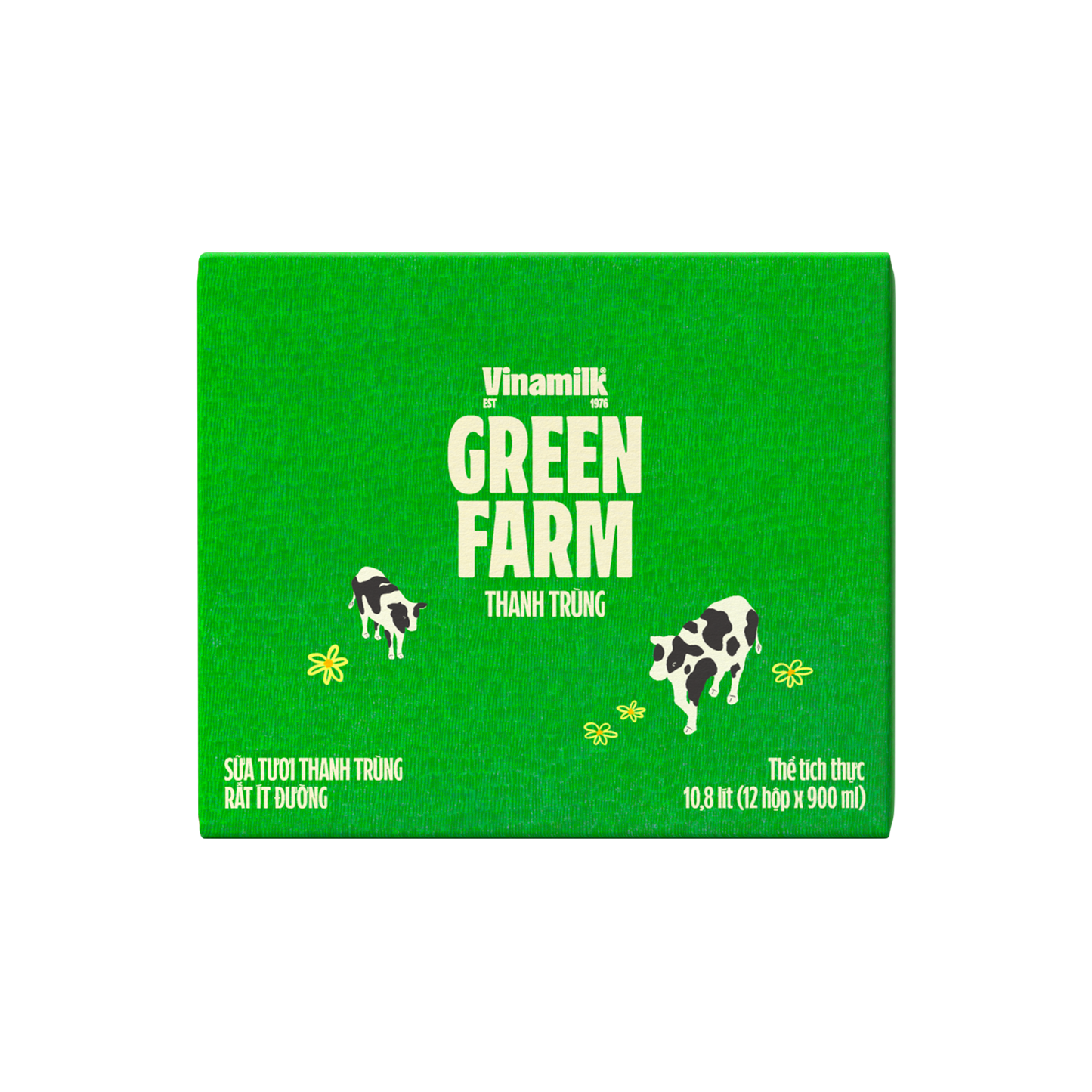 Sữa tươi thanh trùng Green Farm Rất ít đường