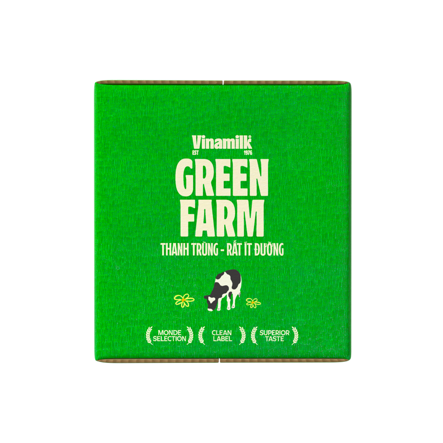 Sữa tươi thanh trùng Green Farm Rất ít đường