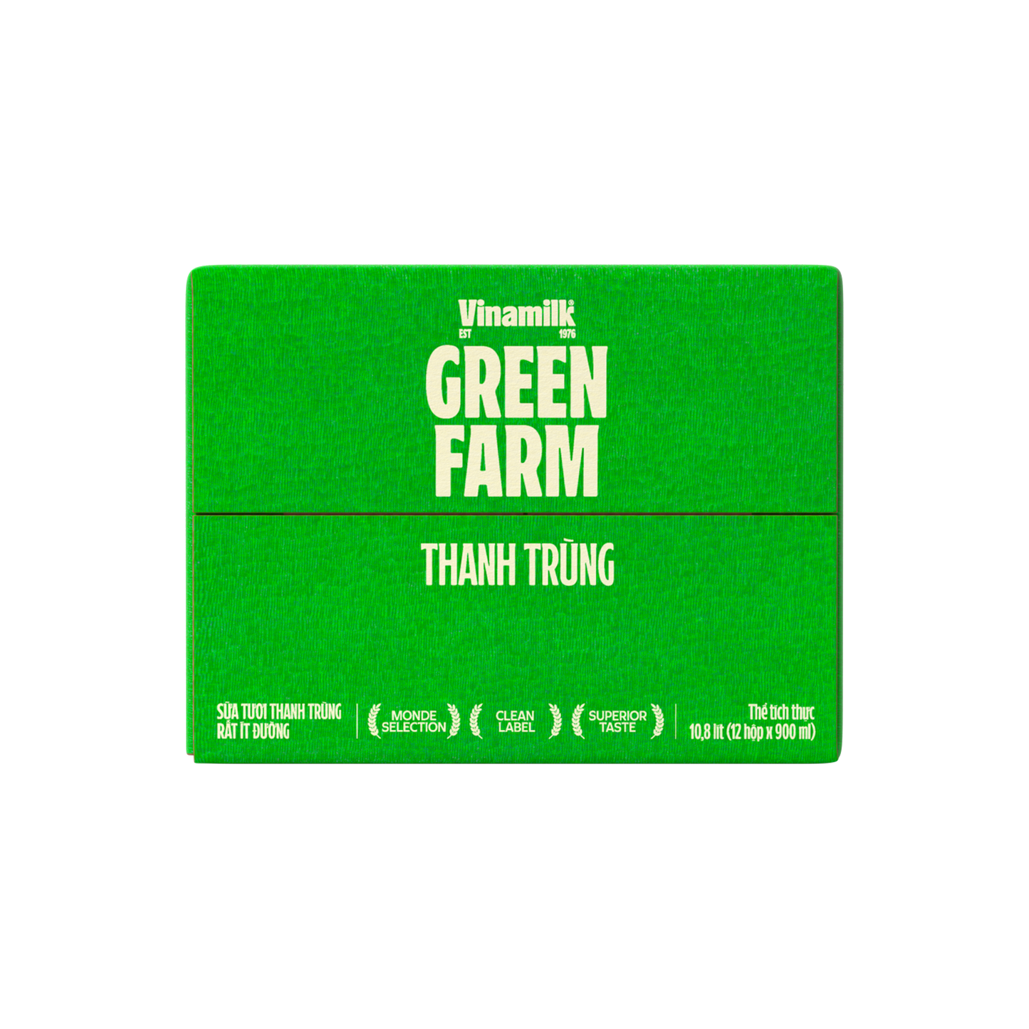 Sữa tươi thanh trùng Green Farm Rất ít đường