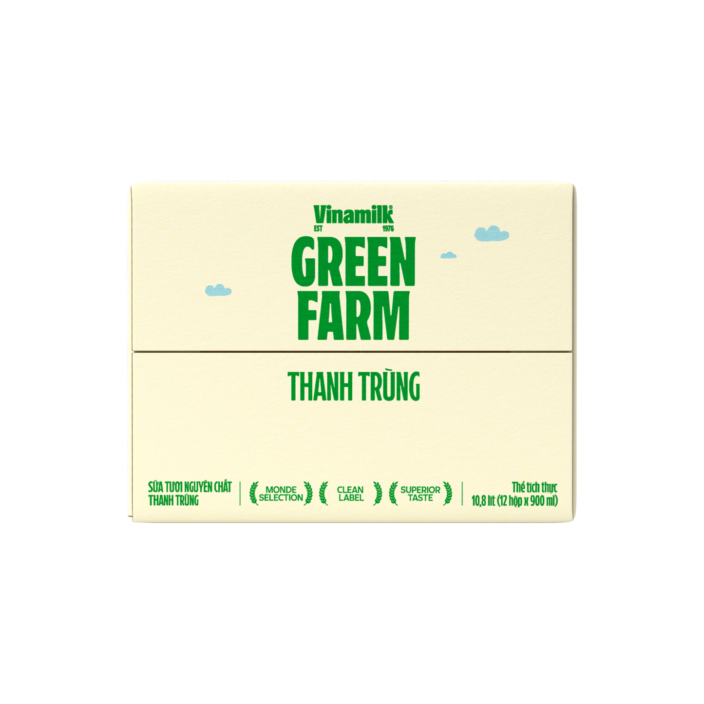 Sữa tươi thanh trùng Green Farm Không đường