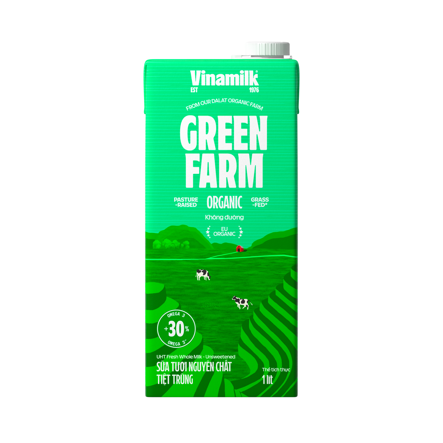 Sữa tươi nguyên chất tiệt trùng Vinamilk Green Farm Organic