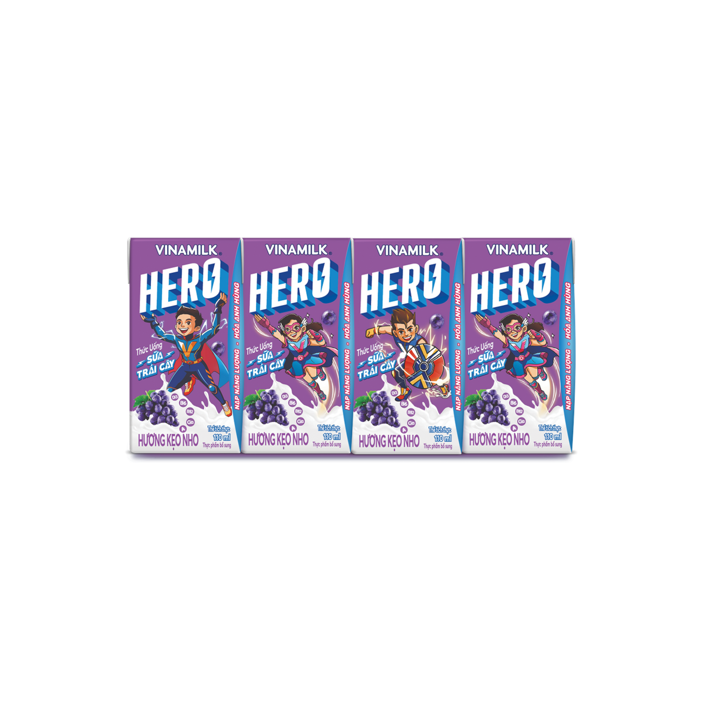 Sữa trái cây Hero Hương Kẹo Nho