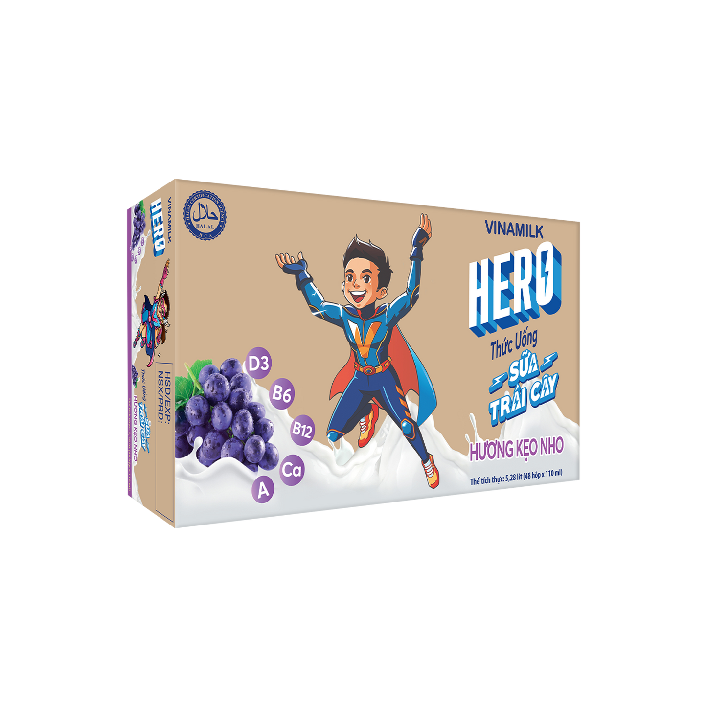 Sữa trái cây Hero Hương Kẹo Nho