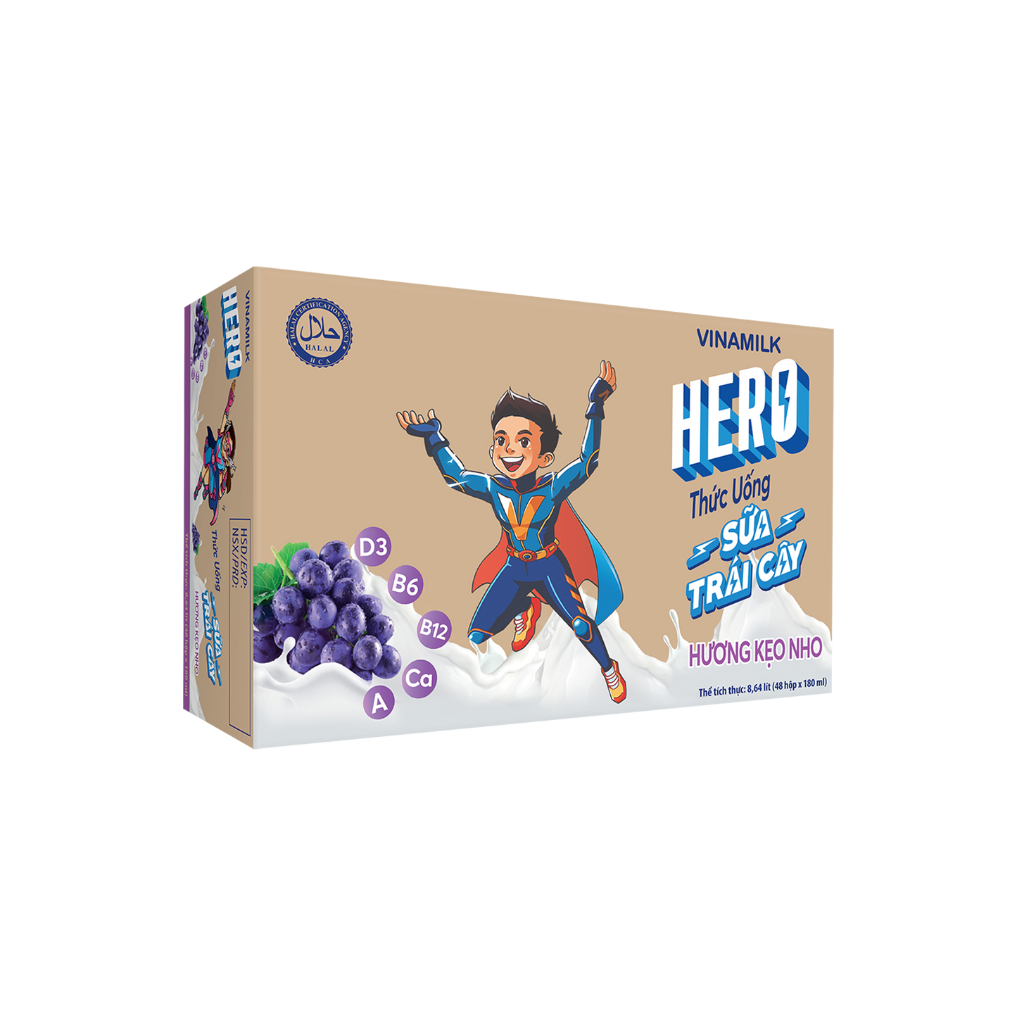 Sữa trái cây Hero Hương Kẹo Nho