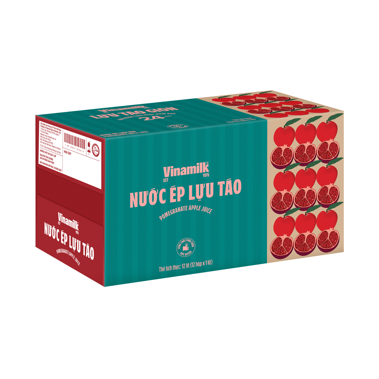 Nước ép Lựu Táo Vinamilk