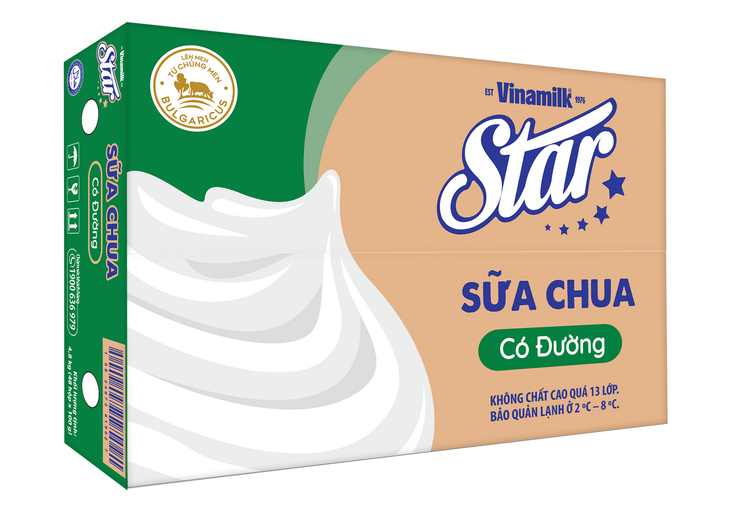 Sữa chua ăn Vinamilk Star Có đường