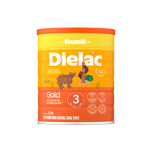 Sữa bột trẻ em Dielac Gold 3 (1-2 tuổi)