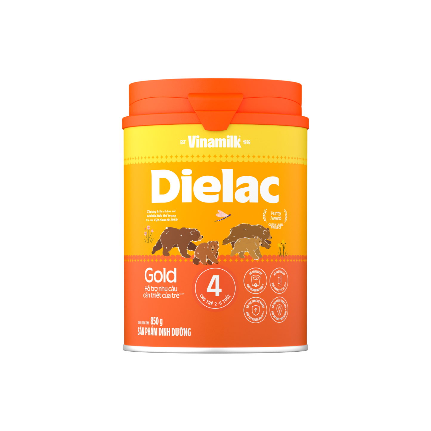 Sữa bột trẻ em Dielac Gold 4 (2-6 tuổi)