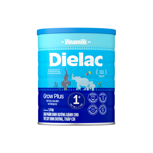 Sữa bột trẻ em Dielac Grow Plus 1+ (1-2 tuổi)