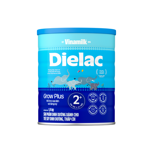 Sữa bột trẻ em Dielac Grow Plus 2+ (2-10 tuổi)