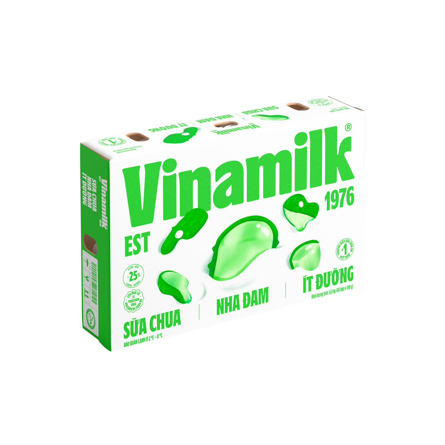 Sữa chua ăn Vinamilk Nha đam Ít Đường