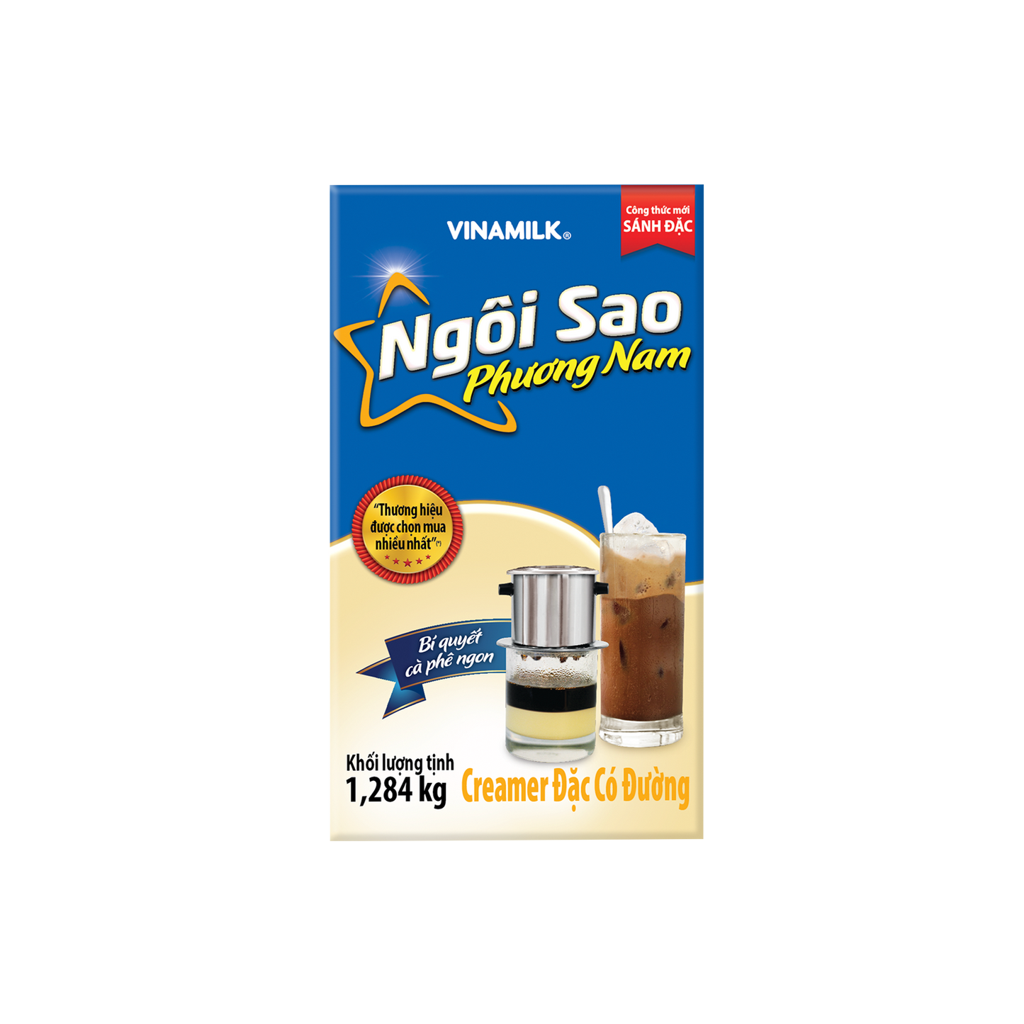 Creamer đặc Ngôi sao Phương Nam Nhãn xanh biển