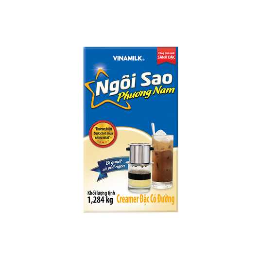 Creamer đặc Ngôi sao Phương Nam Nhãn xanh biển