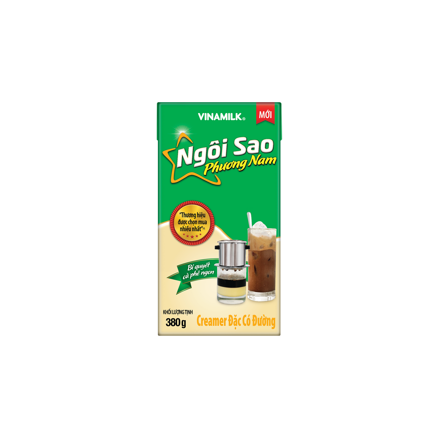 Creamer đặc Ngôi sao Phương Nam Nhãn xanh lá