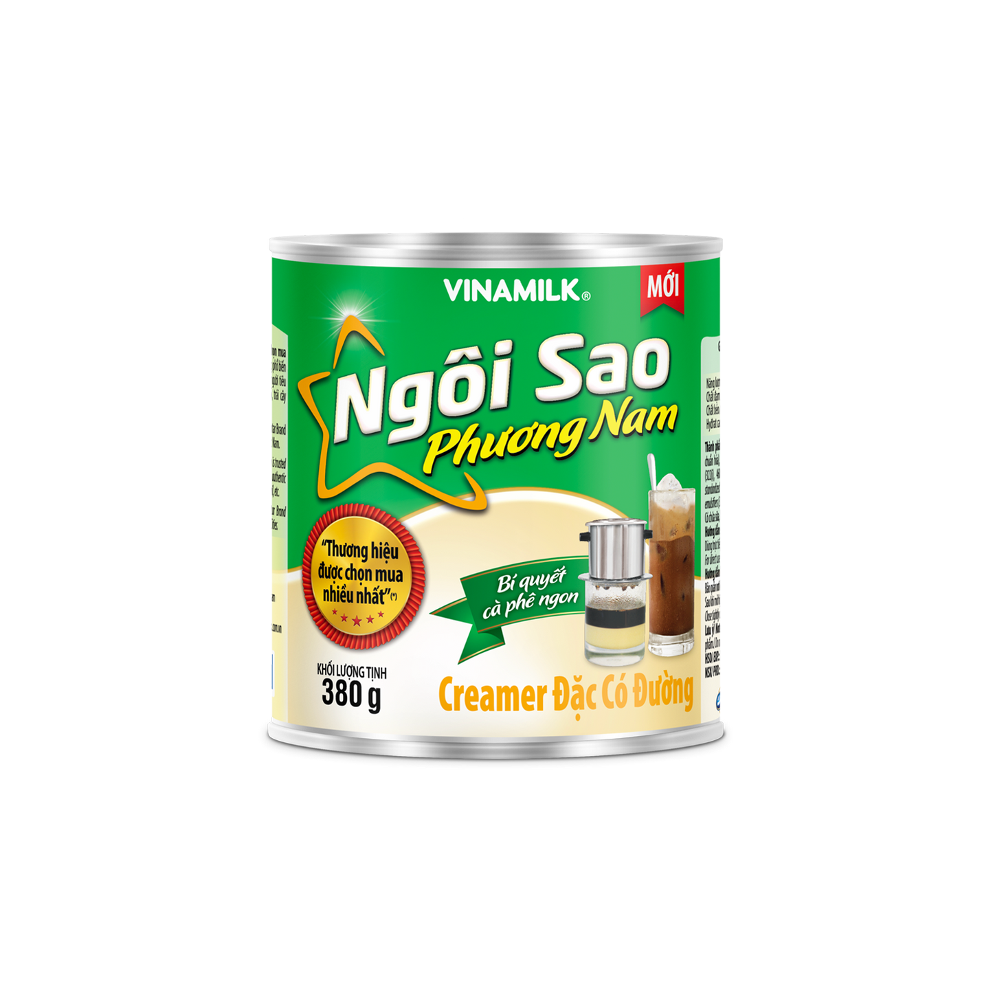 Creamer đặc Ngôi sao Phương Nam Nhãn xanh lá