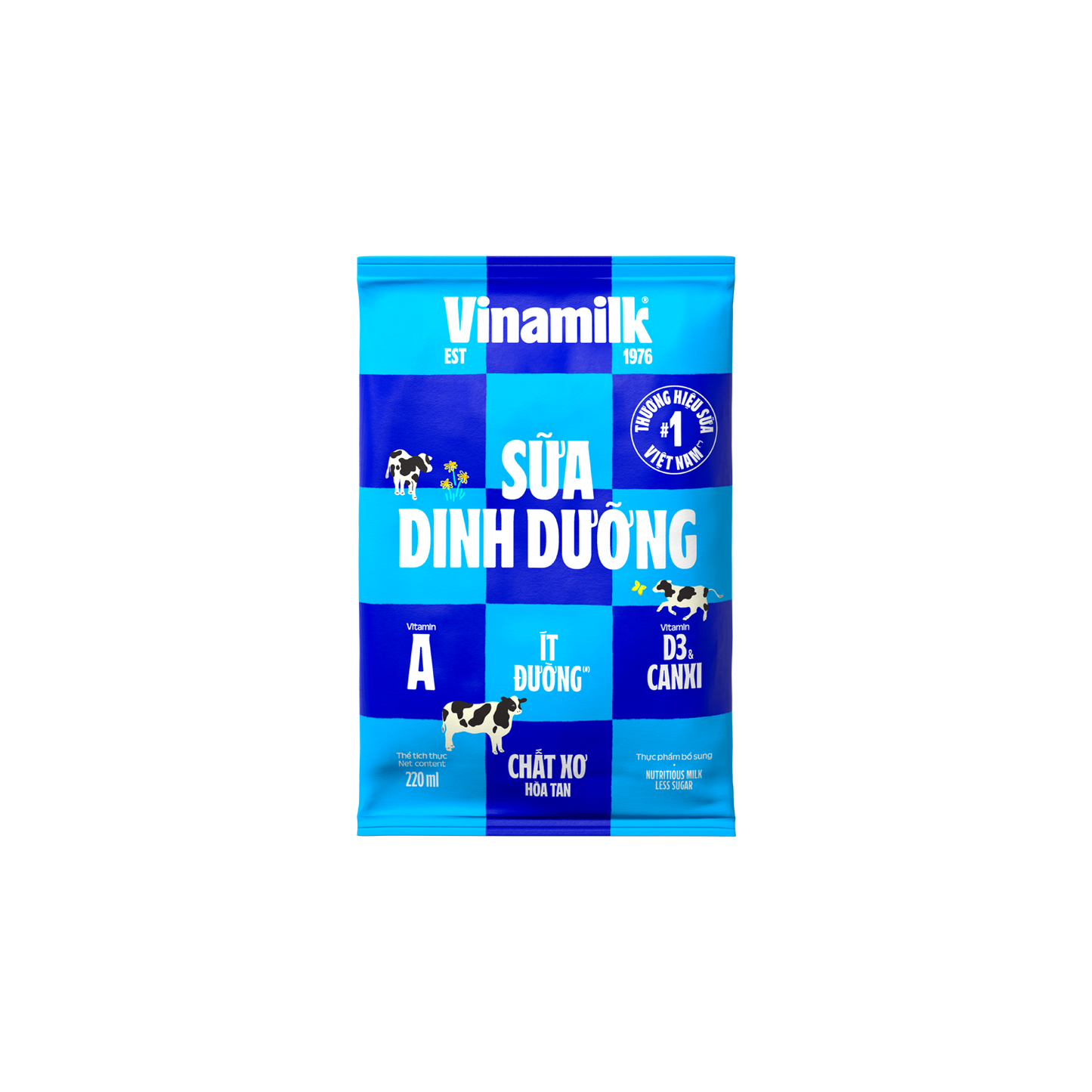 Sữa dinh dưỡng Vinamilk Ít đường