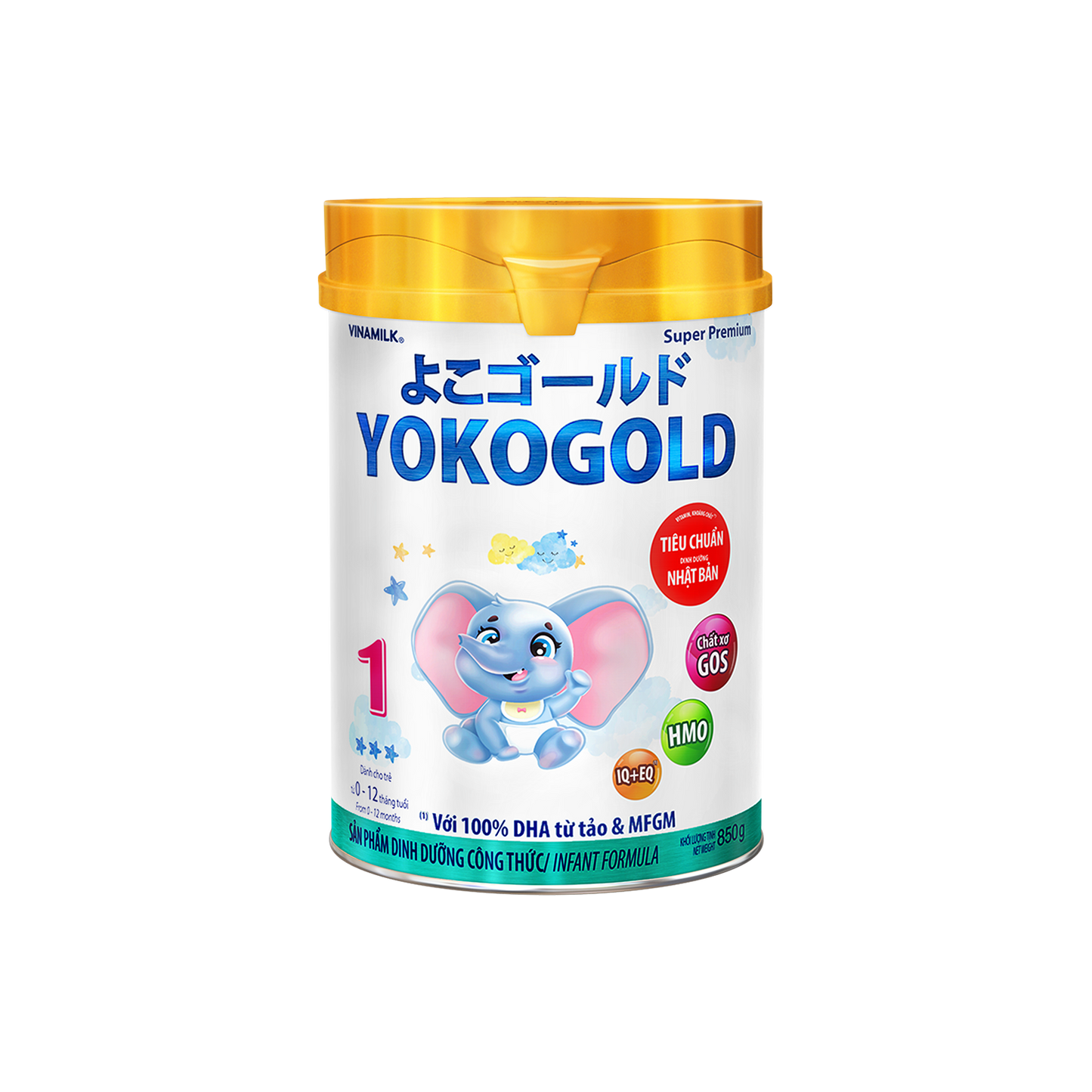 Sữa bột trẻ em YokoGold 1 (0-12 tháng)