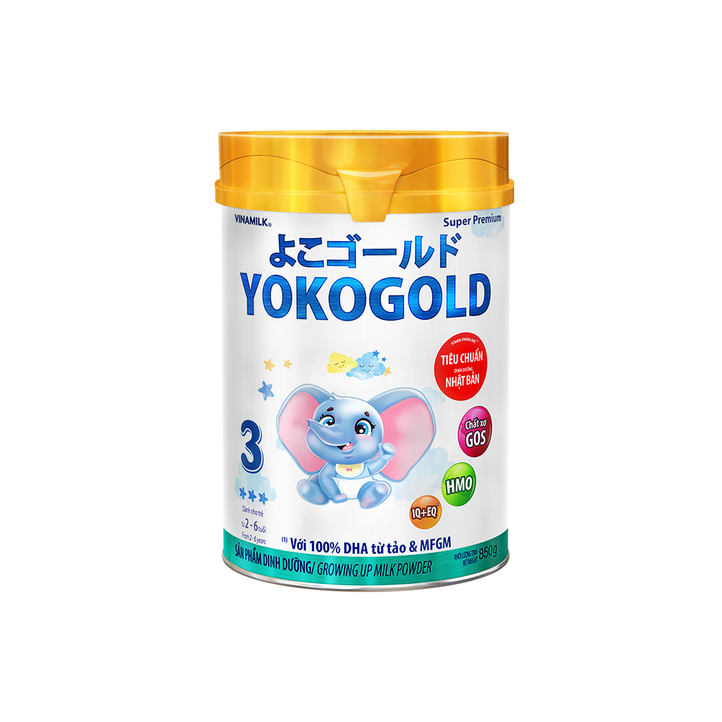 Sữa bột trẻ em YokoGold 3 (2-6 tuổi)