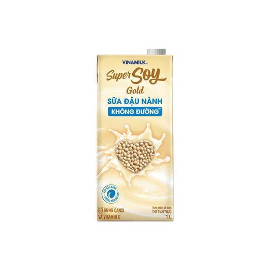 Sữa đậu nành Super Soy Gold Không đường