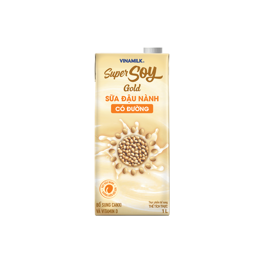 Sữa đậu nành Super Soy Gold Có đường