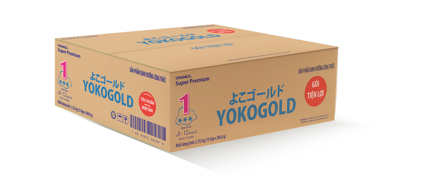 Sữa bột trẻ em YokoGold 1 (0-12 tháng)