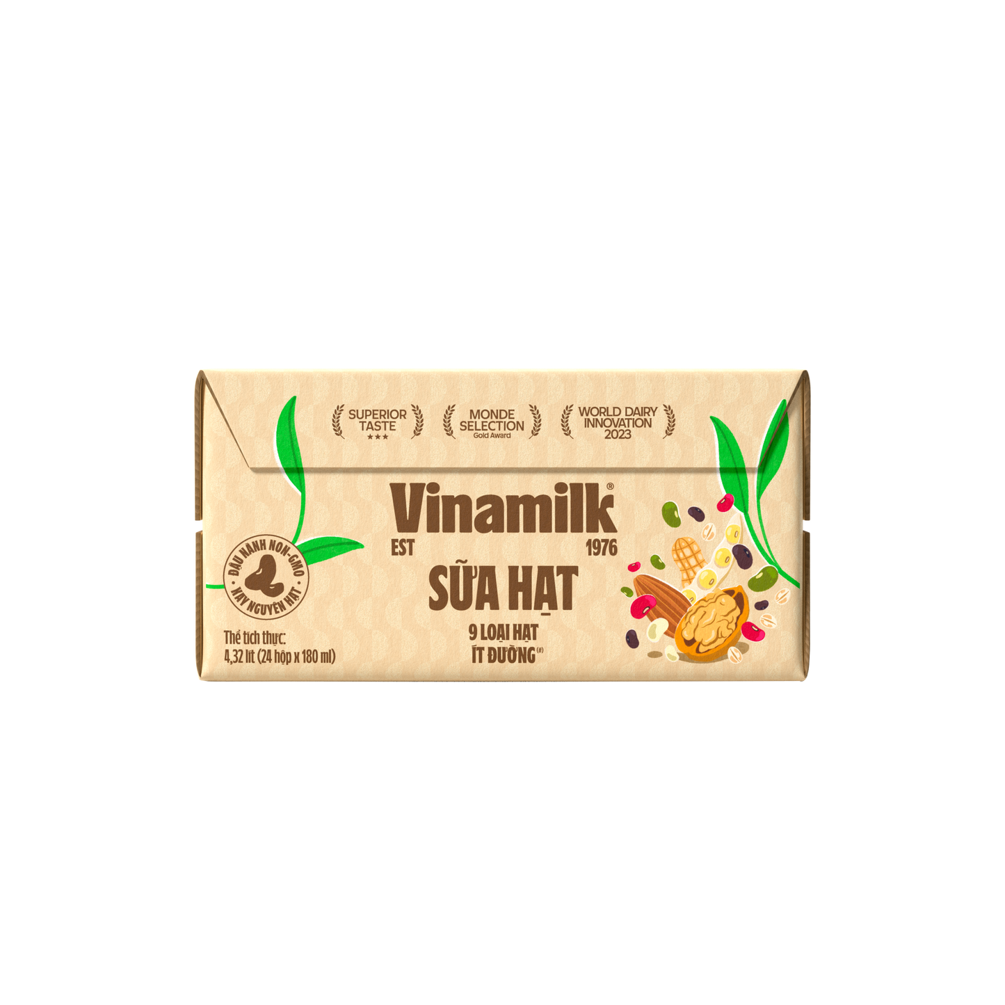 Sữa hạt Vinamilk 9 loại hạt Ít đường