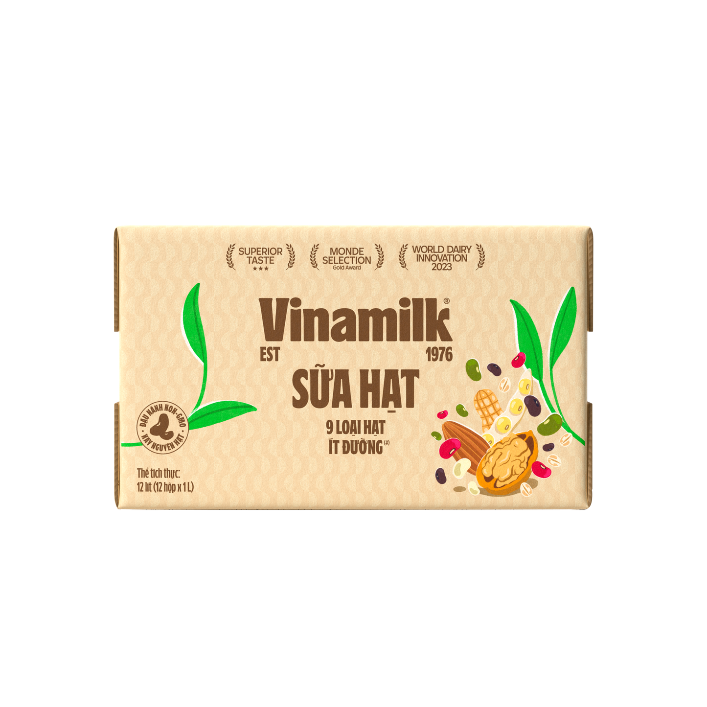 Sữa hạt Vinamilk 9 loại hạt Ít đường