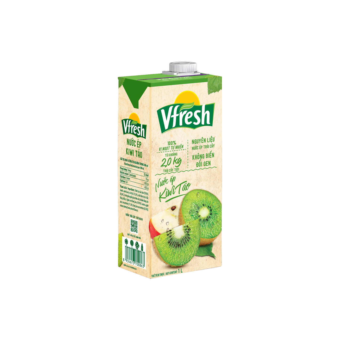 Nước ép Kiwi Táo Vinamilk